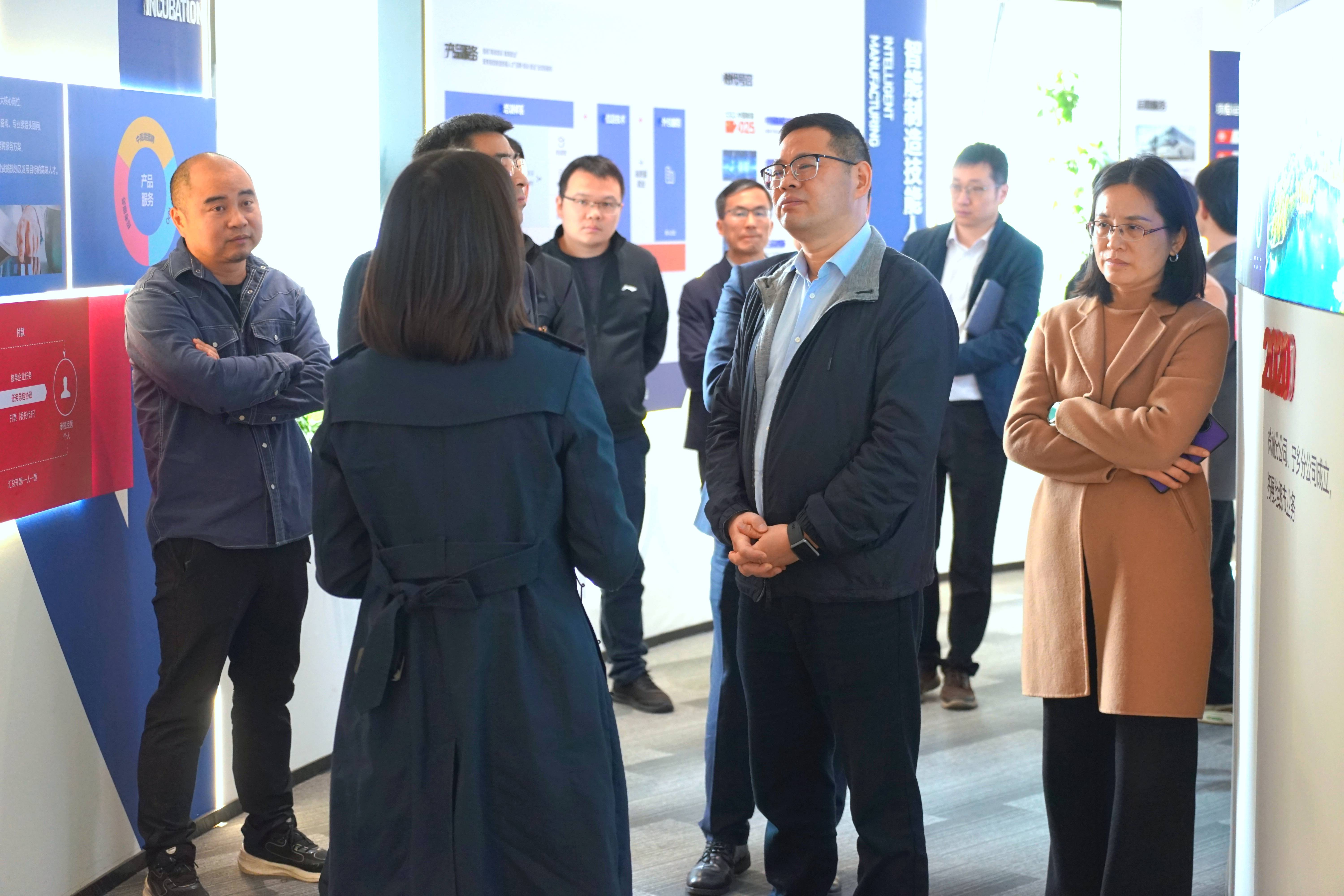 杭州萧山经开区管委会副主任俞万昌一行产业园调研：聚焦人力资源服务产业协同新契机